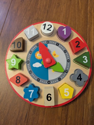 Wooden puzzle shape sorter - wooden,