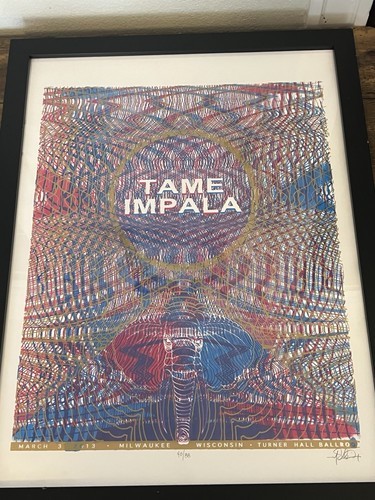 Tame impala concert poster - concert,