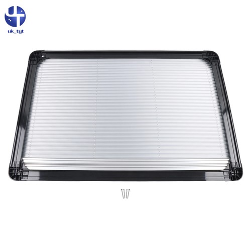 Black motorhome blind - black,