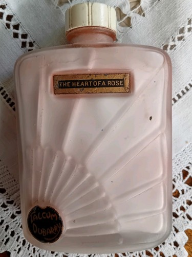 Glass bottle dubarry talcum - dubarry,