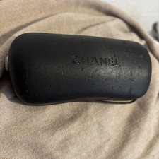 Black Chanel Hard Glasses