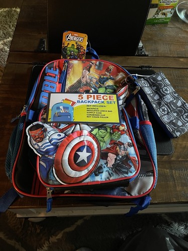 Marvel avengers 5pc backpack - avengers,