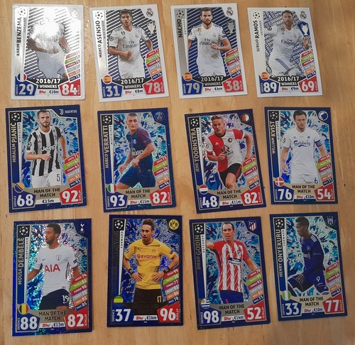 Match attax 2017 champions - attax, 2017/18