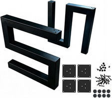 18" S-Shaped Iron Table Legs