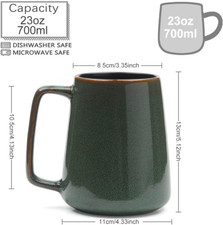Large 24 Oz/700Ml Ceramic