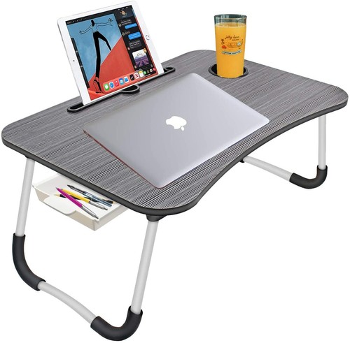 Large foldable bed tray lap - large,