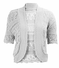 Girls Crochet Knitted Bolero