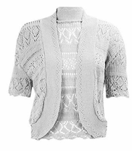 Girls crochet knitted bolero - girls,