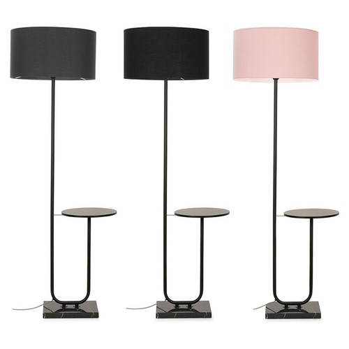 Matt black floor - black, lamp