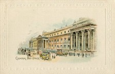 London GPO General Post Office vintage postcard embossed border unposted