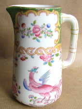 Mintons green cockatrice - cockatrice, 4½"