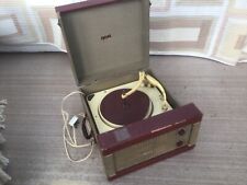 Vintage Record Player Pilot Encore Collaro Conquest Late 1950’s (Not Working)