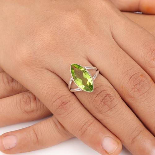 Peridot gemstone 925 sterling - peridot,