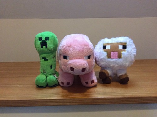 Minecraft soft toys - minecraft, creeper