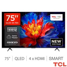 Tcl 75p8k inch qled tv - tcl,