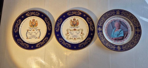 Aynsley plates commemorate - 3, -commemorate