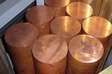 Copper round bar 50mm x 100mm