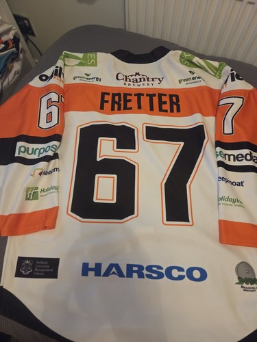 Sheffield steelers game worn - sheffield,