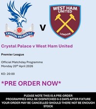 Crystal Palace v West Ham