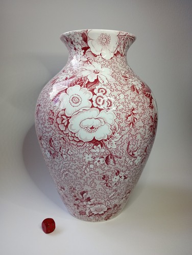 Spode red primula large - red,