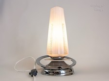 Chrome table lamp french 1950s - chrome,