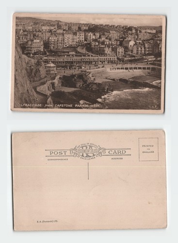 Vintage postcard ilfracombe - vintage,