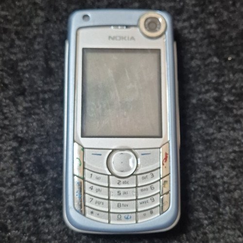 Nokia 6680 blue bar phone - nokia,