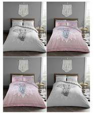Ebony Elephant Bed Set With