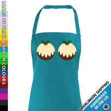 Christmas Puddings Apron •