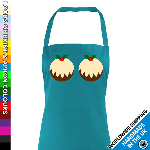Christmas puddings apron - christmas,