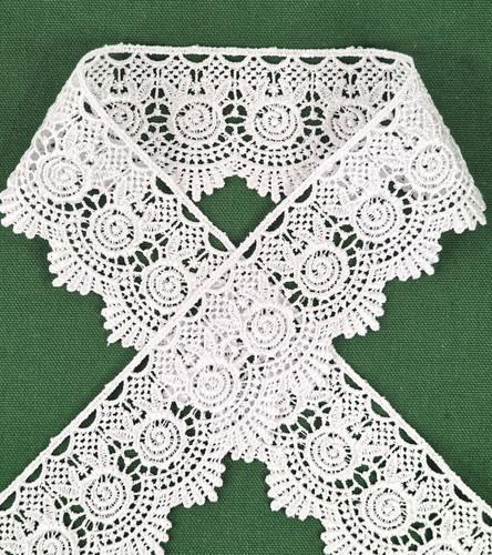 Lace trim guipure pat - guipure,,