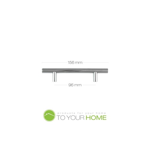 10x bar solid chrome - t,