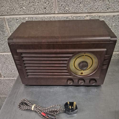 Radio rentals bakelite valve - bakelite,