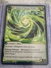 Spirit of Serene Wind - FTC EN-003 - Fractured Crown, Ultra Rare, Non-holo, NM
