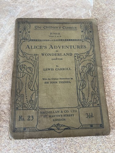 1913 alice adventures - adventures, in