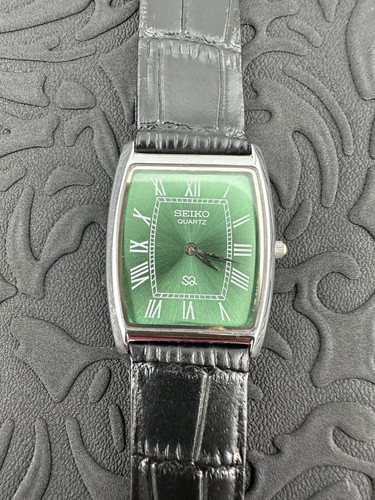 Green dial vintage seiko slim - vintage,