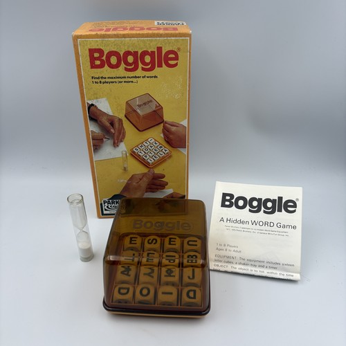 Vintage boggle board game 1985 - game,