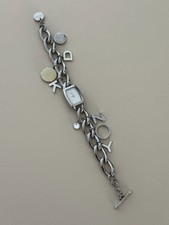 DKNY Silver Tone Charm