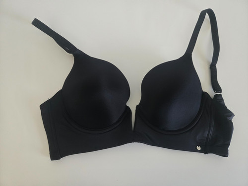 Women black padded bra - black,