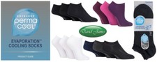 3 Pairs Permacool SockShop Evaporation Cooling TRAINER Socks, drier cooler feet