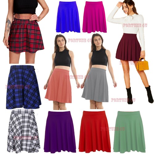 Women plain knee - length, ladies