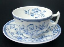 Spode Blue Clifton Laura Ashley 220ml Tea Cups & Saucers Look  in VGC