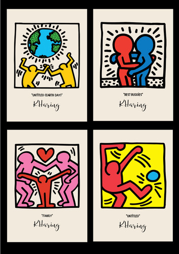 Size keith haring prints - keith,