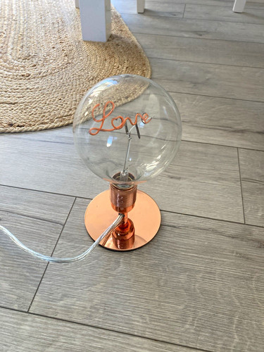Next love copper globe table - love,