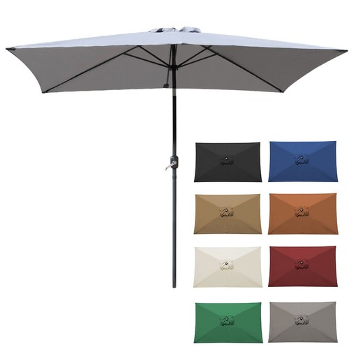 2x3m rectangle garden parasol - 2x3m,