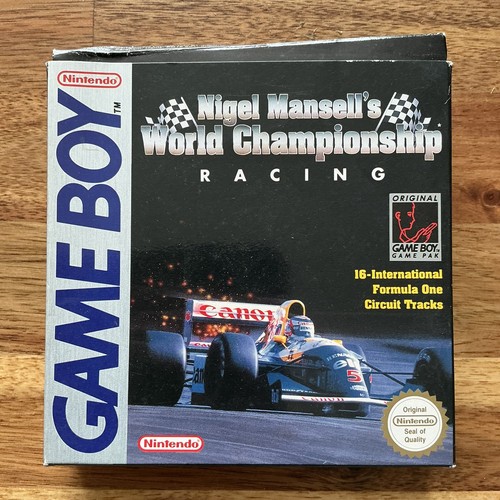 Gameboy nigel mansell world - nigel, mansell's