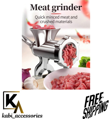 Tabletop manual meat grinder - manual,