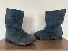 Vintage 1970s  Falklands Era Royal Air Force RAF Fireman's Crash Crew Boots. 6.