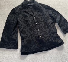 Junya Watanabe Comme des garcons 90s Vintage Black Jacquard Layered Jacket