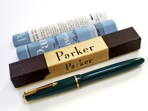 Vintage green parker - vintage,